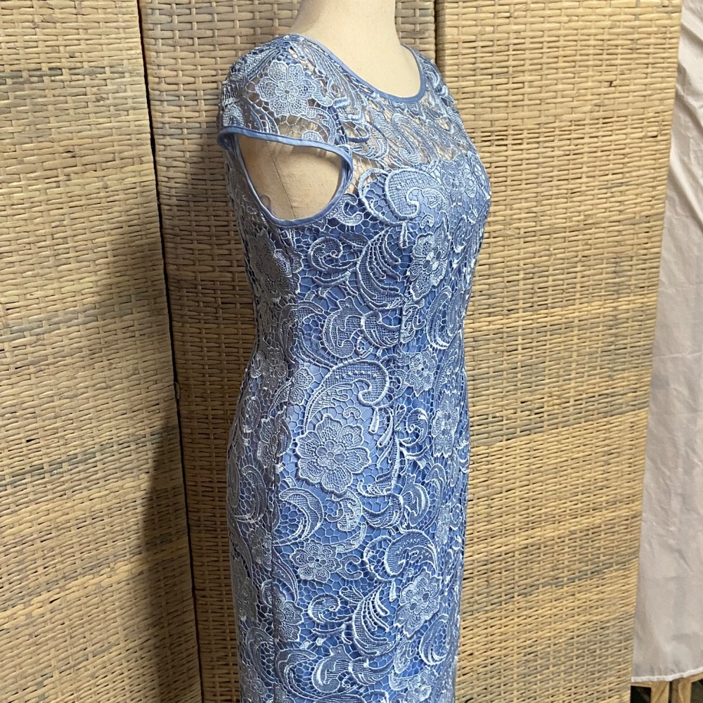 Adrianna Papell Light Blue Cocktail Dress - NWOT - Picture 3 of 6